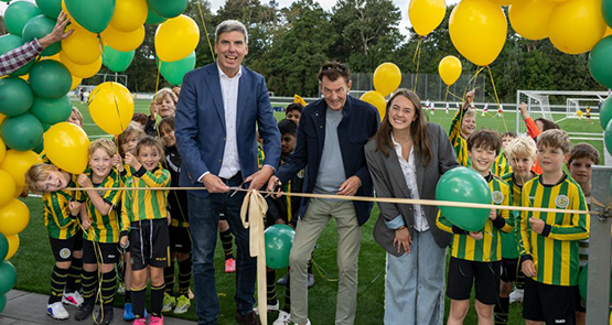Feestelijke opening 3e kunstgrasveld en pannaveld
