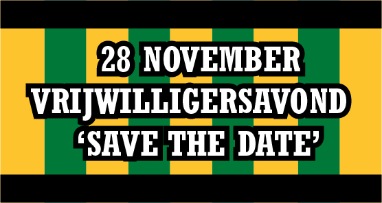 Vrijdag 28 november: Vrijwilligersavond!